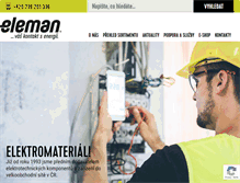 Tablet Screenshot of eleman.cz